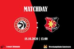 Bild könnte enthalten: Text „MATCHDAY 1985 5 5 HOXTER RSV v.1911 粮 BARN BARNTRUP TRUP 18.10.2020 I 15:00 2020 Lennart Hohmann EOHT Weserkampfbahn Kunstrasen“